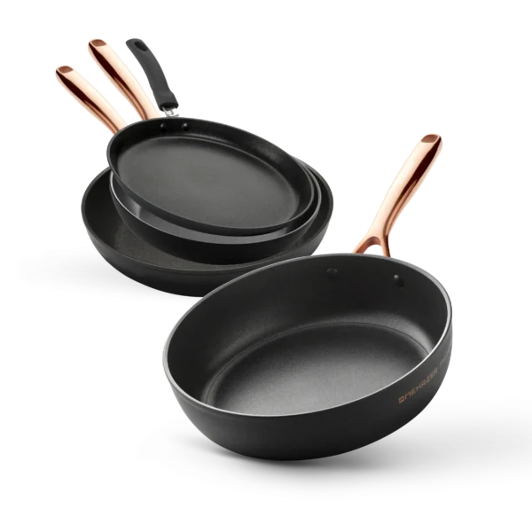 Frying pan SET, ROSE GOLD LIMITED EDITION - 4 pcs