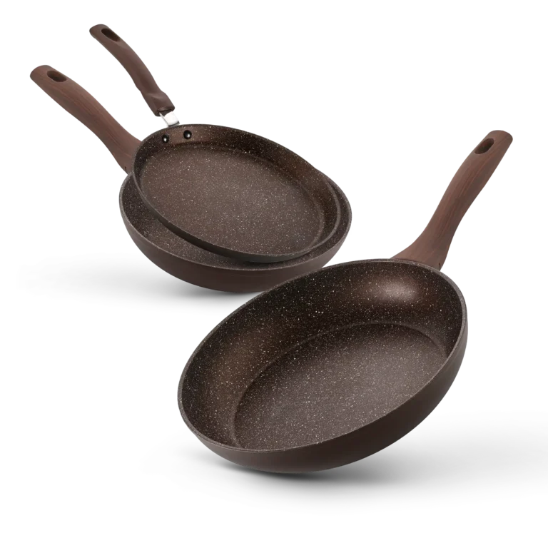 Frying pan SET, STONE STRONG - GRANIT - 3 pcs