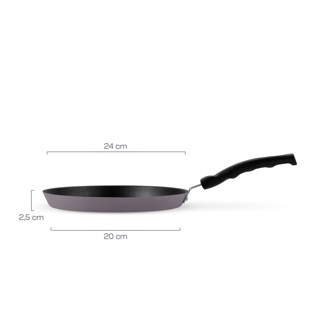 Crepe frying pan 24cm, SIGNATURE mauve
