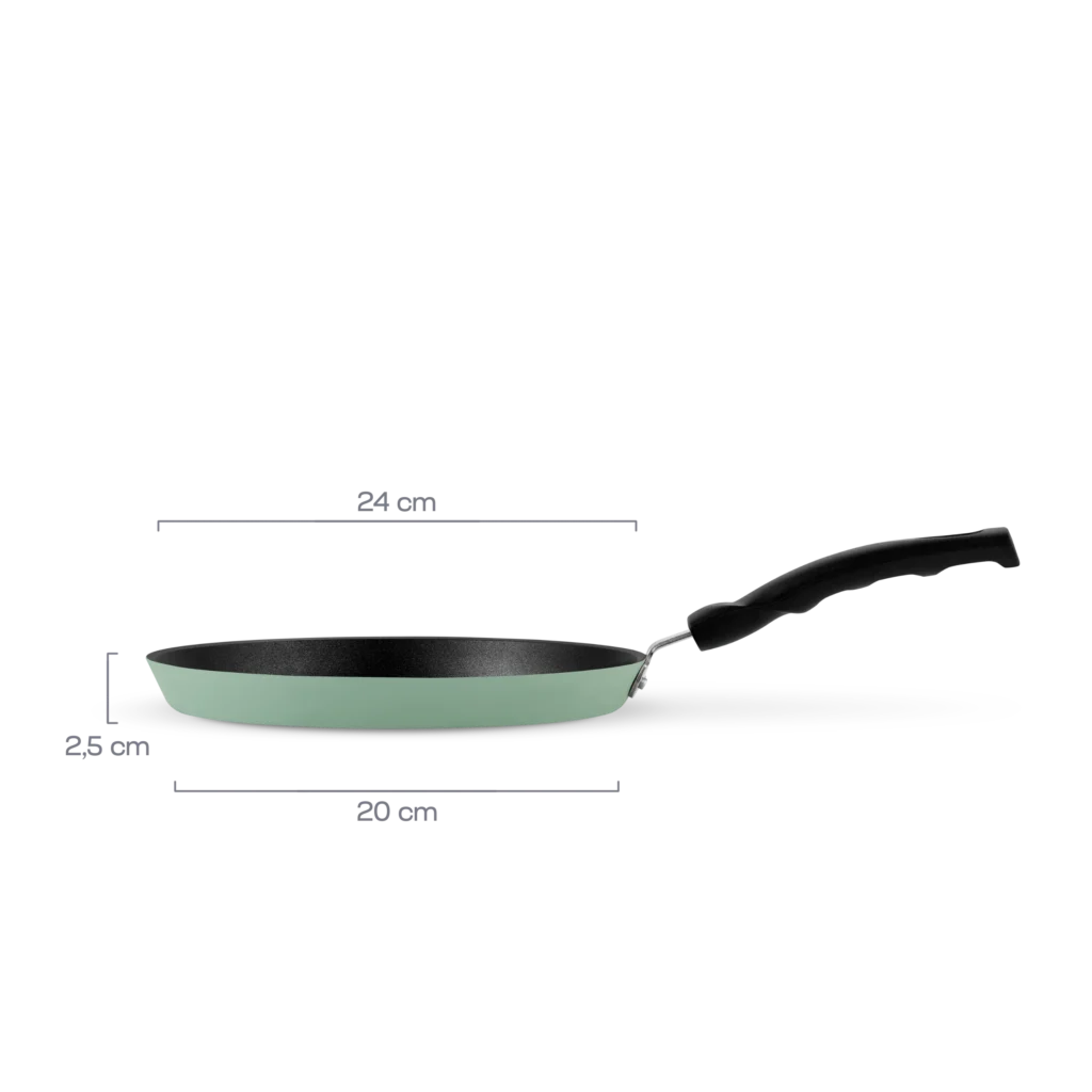 Crepe frying pan 24cm, SIGNATURE green