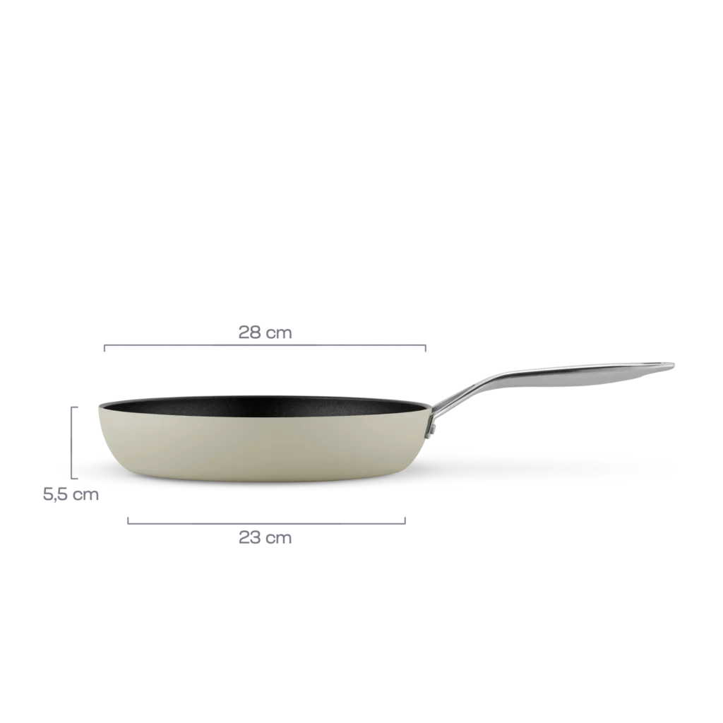 Frying pan 28cm, SIGNATURE ivory