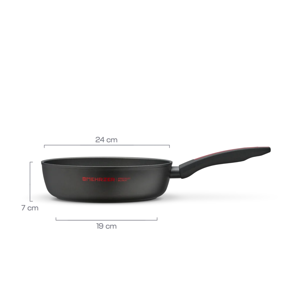 Saute pan / deep skillet 24cm, DIAMOND BLACK