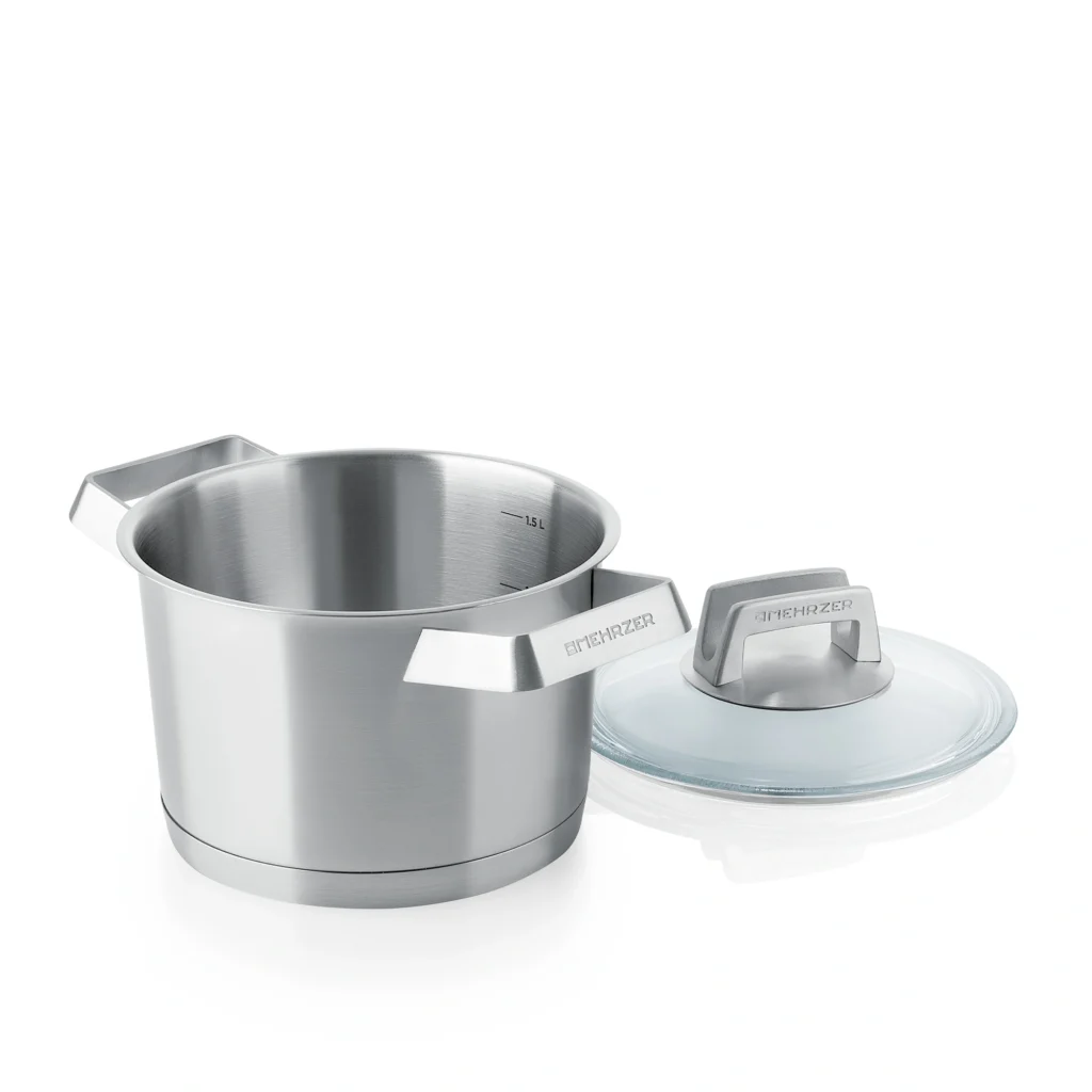 Cooking pot 1.9L, Ø 16cm, lid included, Stainless steel 18/10