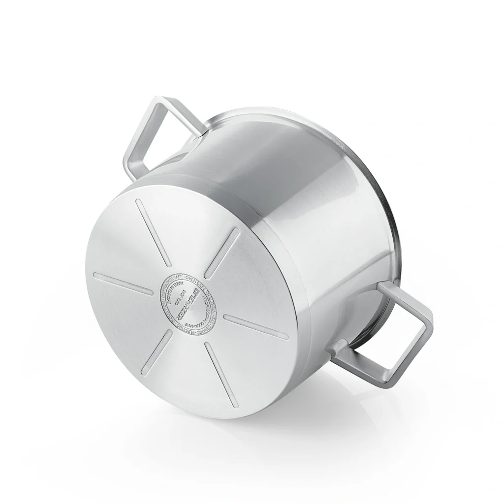 Cooking pot 3.5L, Ø 20cm, lid included, Stainless steel 18/10