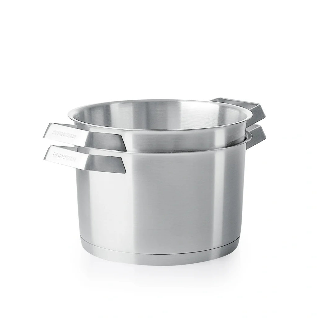 Cooking pots SET, Stainless steel 18/10 - 9 pcs