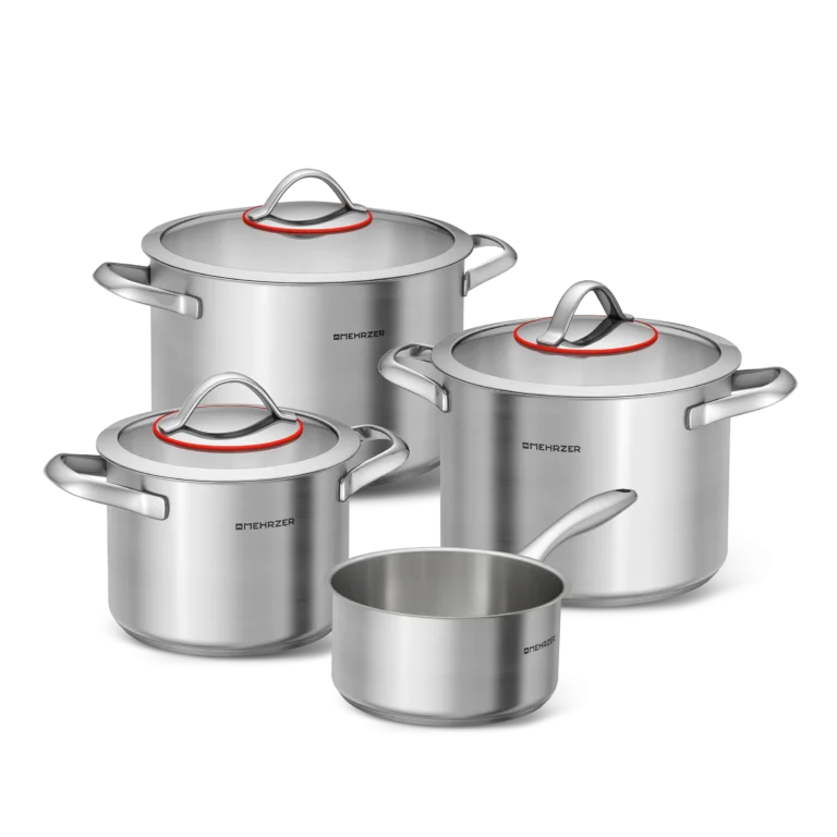 Pot SET, Stainless steel 18/10 - 7 pcs