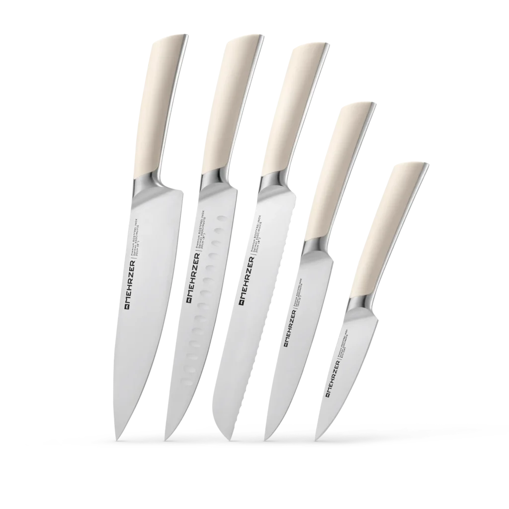 Kitchen knife SET, German steel, PROCHEF - 5 pcs