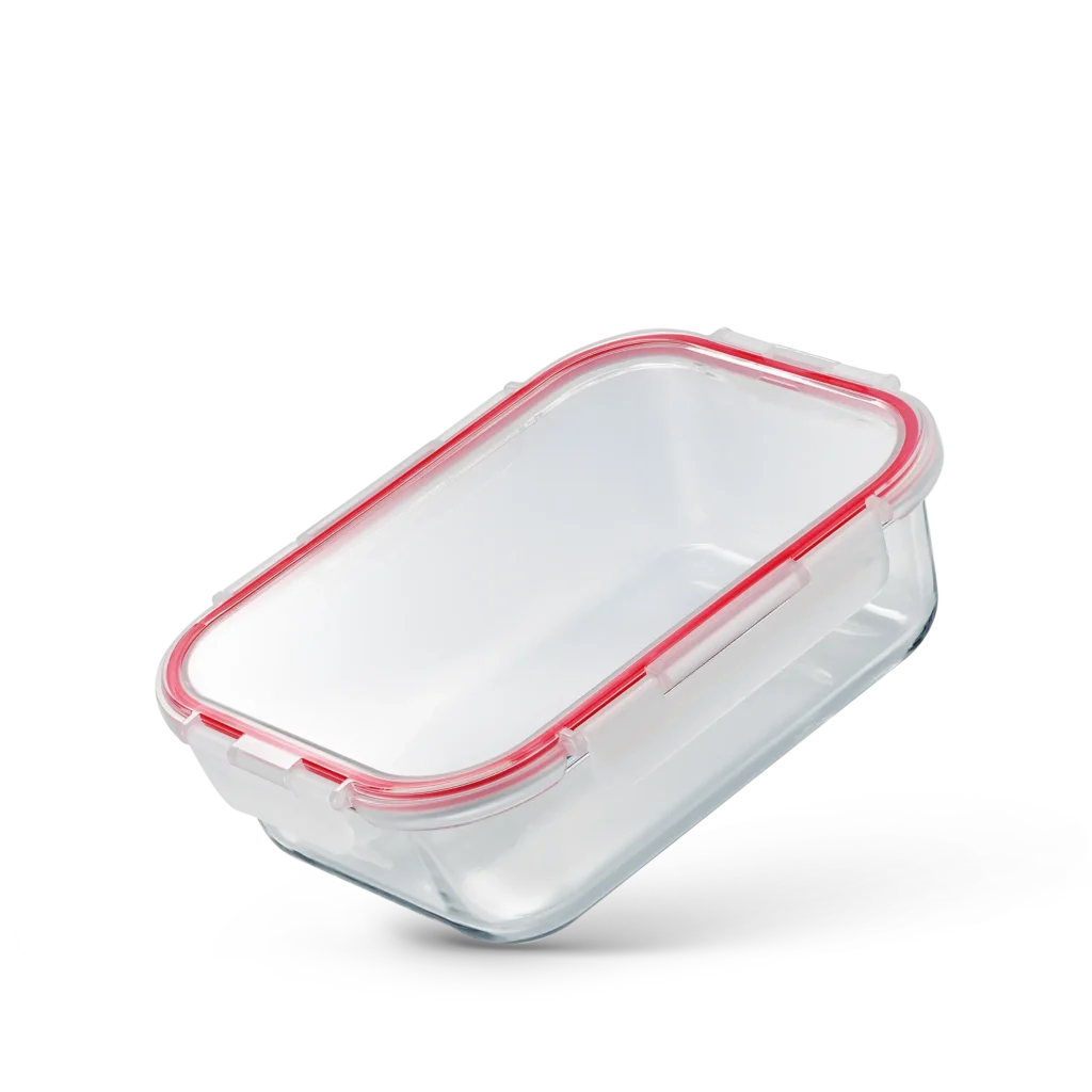 Roaster and food storage container, 1018 ml rectangular, BAKE&LOCK