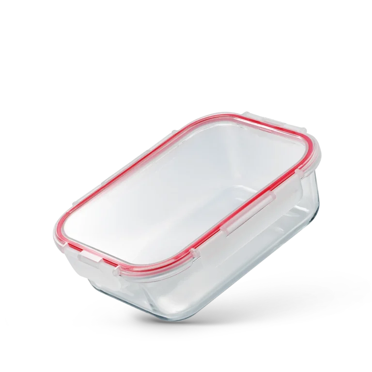 Roaster and food storage container, 1018 ml rectangular, BAKE&LOCK