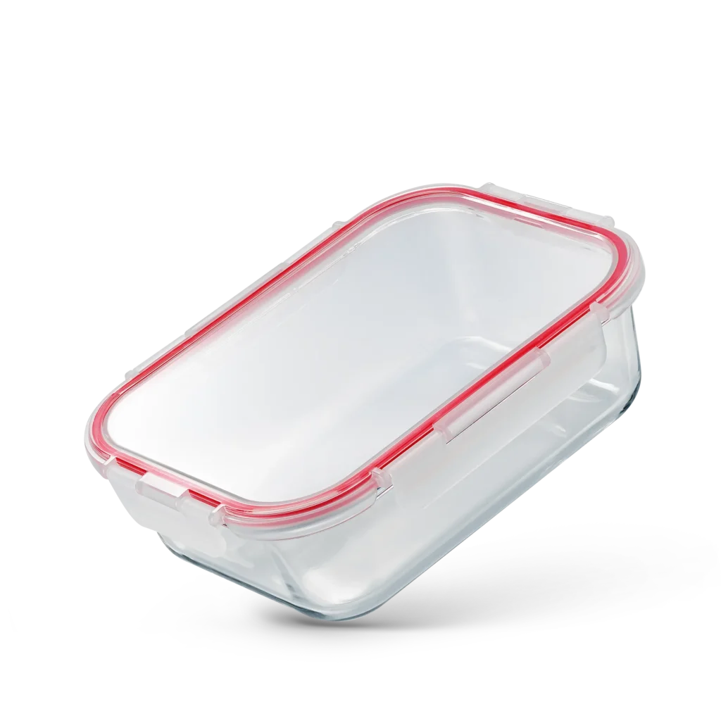 Roaster and food storage container, 1420 ml rectangular, BAKE&LOCK