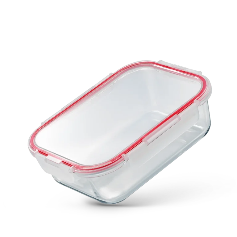 Roaster and food storage container, 1420 ml rectangular, BAKE&LOCK
