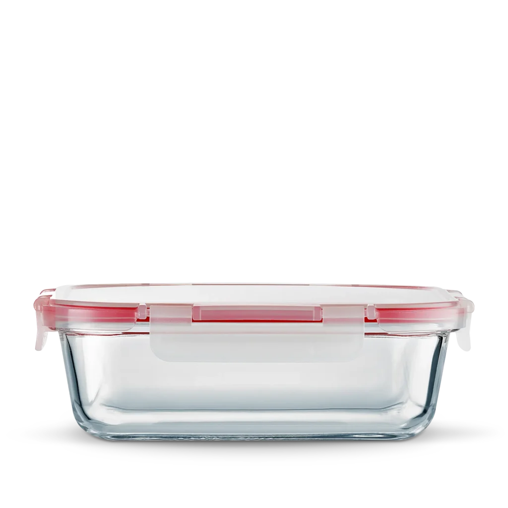 Roaster and food storage container, 1420 ml rectangular, BAKE&LOCK