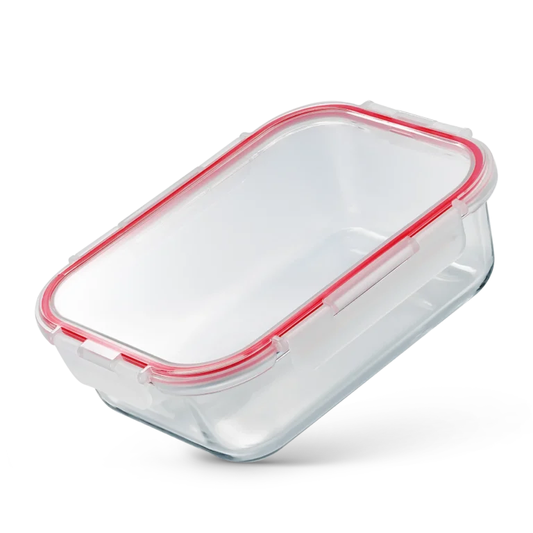 Roaster and food storage container, 2150 ml rectangular, BAKE&LOCK