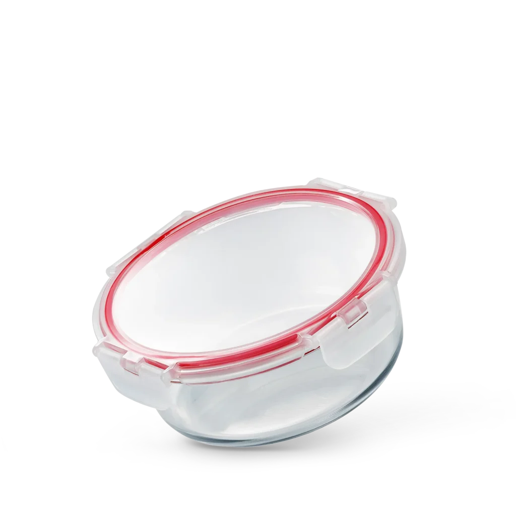 Roaster and food storage container, 930 ml round, BAKE&LOCK