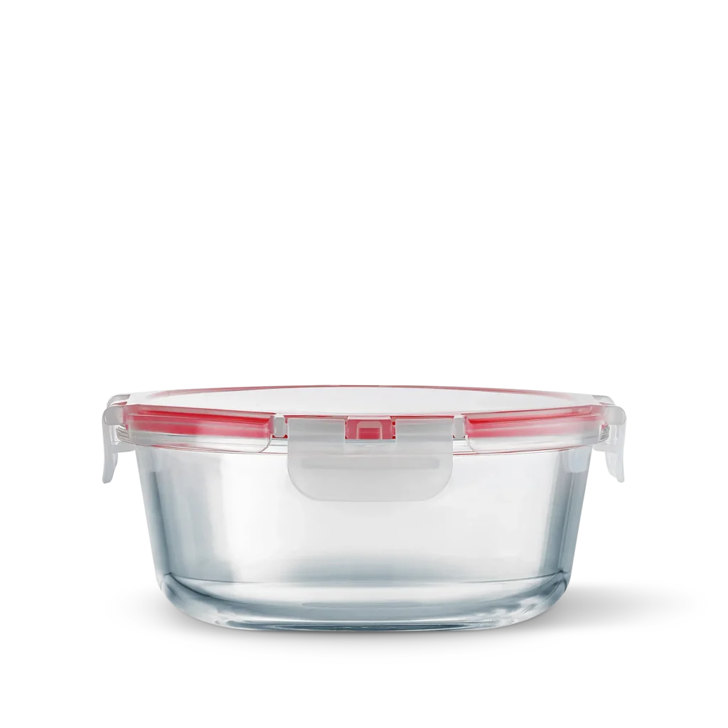 Roaster and food storage container, 930 ml round, BAKE&LOCK