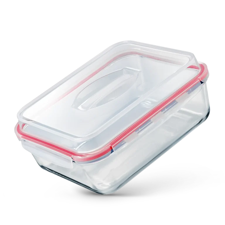 Roaster and food storage container, 4800 ml rectangular, BAKE&LOCK