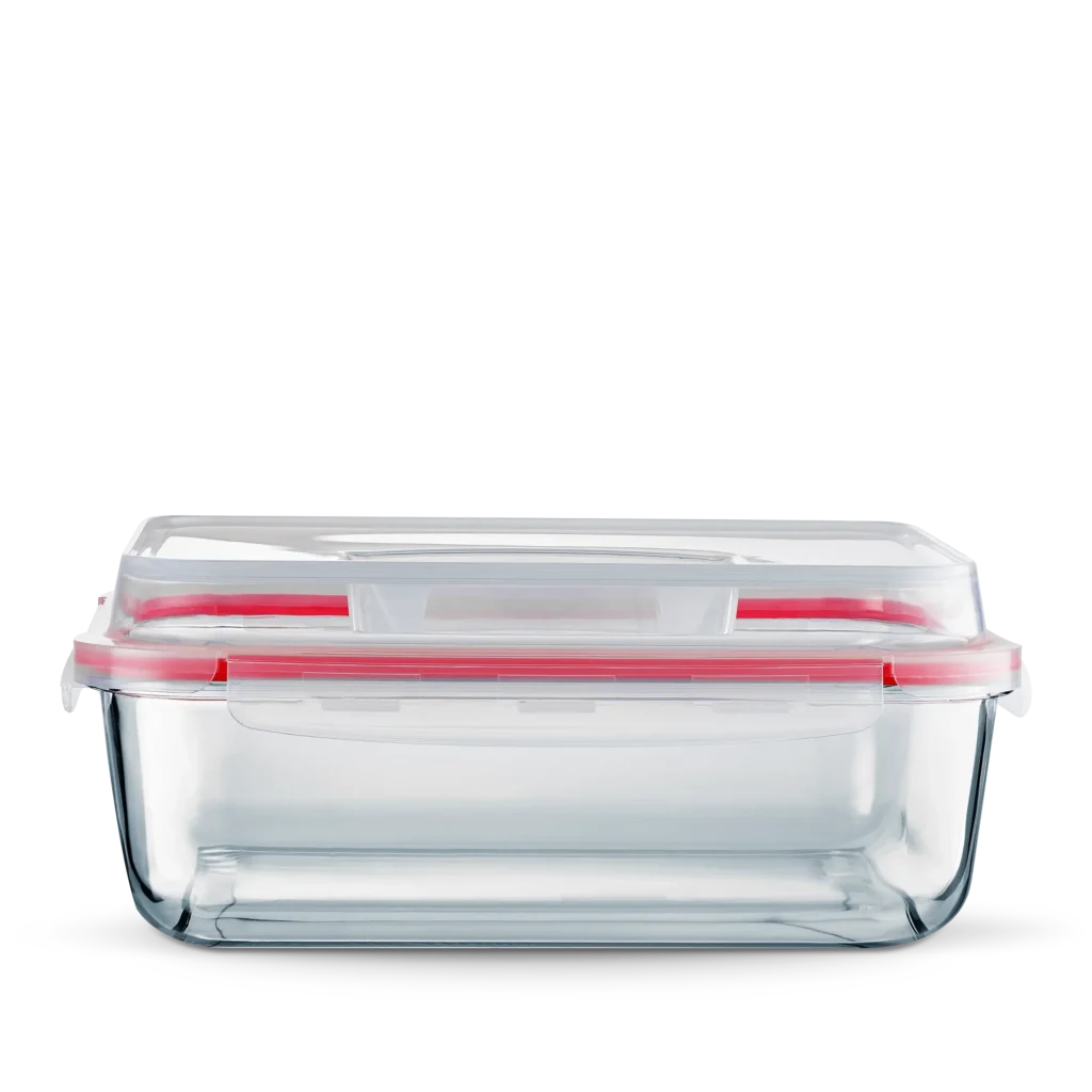 Roaster and food storage container, 4800 ml rectangular, BAKE&LOCK