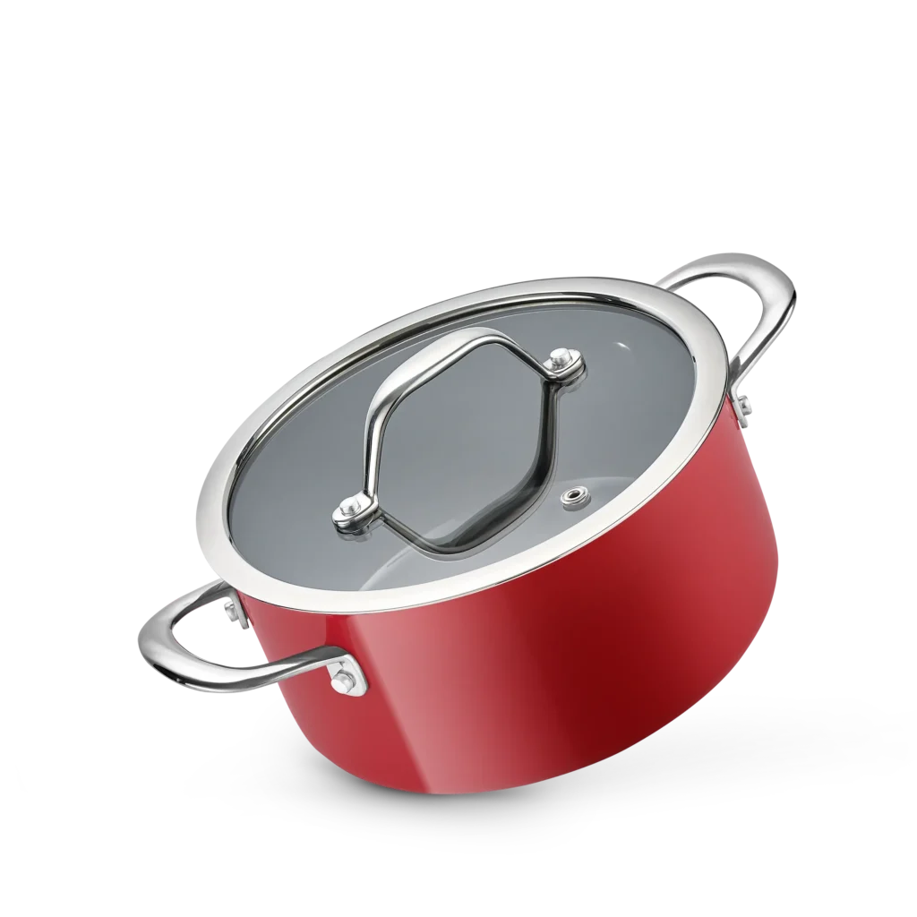 Cooking pot 3.7, Ø 20cm, EMAILLE SUPERIORE RED