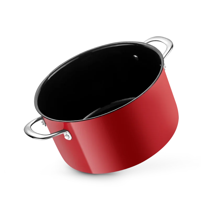 Cooking pot 6.3L, Ø 24cm, EMAILLE SUPERIORE RED