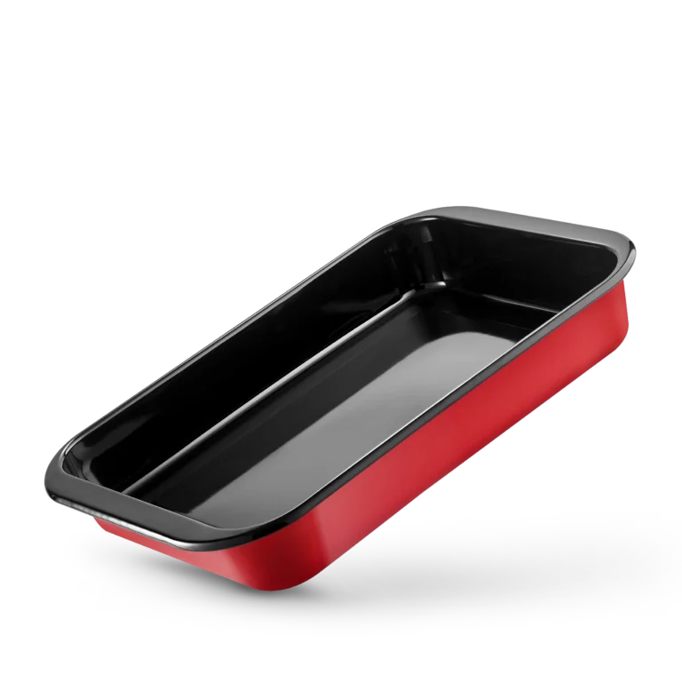 Oven roaster rectangular 41x26cm, EMAILLE SUPERIORE RED