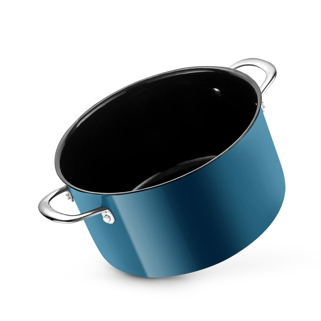 Cooking pot 6.3L, Ø 24cm, EMAILLE SUPERIORE BLUE
